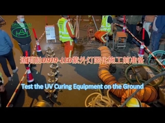 UVmateriaal 200m van de Behandelingscipp Voering Lengte voor gemeentelijke rioolreparatie geen-GRAAFT