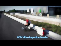 High-definition camera CCTV Pipe Crawler met 130m kabel lengte Duurzaam