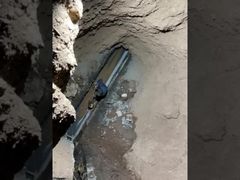 Speciaal bouwplan voor UV-CIPP-reparatie van gedeeltelijk ingestorte pijpleiding (zonder bodembedekking)