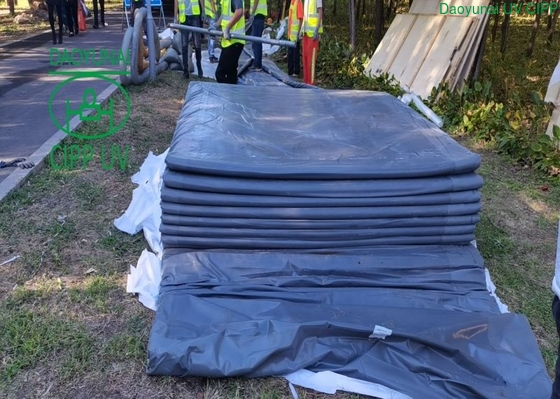 Riool Sleufloze revalidatie CIPP UV-voering DN1650 Diameter ondergronds gemeentelijk