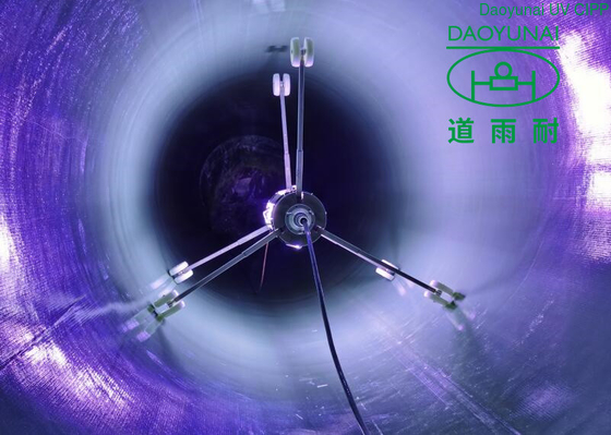 Trenchless UVcipp Materiaal UV Geleide CIPP Geen Gravende UVbehandelingsmachine
